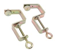 lvifloae 2pcs Metal Knitting Machine Table Clamps Professional Sturdy Ribbed Knitting Machines Pliers High Strength Replacement with Adjustable Knob for Brother KR830 KR840 KR850