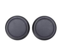 lvifloae 2PCS Rear Lens Caps for Fujifilm GFX Cameras, ABS Plastic Snap On Back Cover Replacement for G-Mount Lenses and Adapters