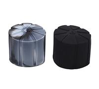 lvifloae 2pcs Universal Silicone Lens Cap Protector Flexible Stretchable Camera Lens Cover Universal Silicone Protective Cover ing Shockproof for DSLR Lenses 65 110mm