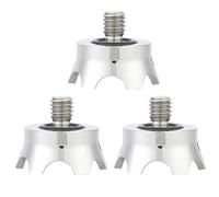 lvifloae 3/8" Male Thread Stainless Steel Tripod Foot Spikes Replacement Anti Skid Feet for Benro Gitzan Leofoto Tripod Heavy Duty Camera Mount Accessories