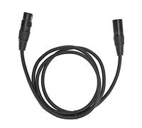 lvifloae 3 Pin XLR Microphone Cable 4.9ft Black PVC MaterialZinc Alloy Self Locking Cable for KTV Home Theater Speaker