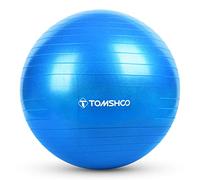lvifloae 45/55 /65/75 Cm Thickened Yoga Ball with Foot Pump. Thickened Sand Surface Pregnancy Physical Therapy Exercise Delivery Ball Suitable for Pilates and Physical Fitness Exercises. (55 cm)