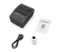 lvifloae 58Mm Bisofice Portable Mini Thermal Receipt Printer Wireless Bluetooth Usb Compatible With Ios Android For Restaurant Retail Shop Pos System (Black-2)