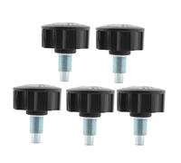 lvifloae 5pcs Fitness Round Rotary Pull Pin Exercise Spring Pin Knob Motorcycle M16 Knob Exercise Bike Replacement Parts For Fitness Equipment Commercial Home