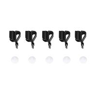 lvifloae 5Pcs Putter Holder for Golf Bag, Golf Club Organizer Clips with Ball Markers, Durable Plastic Clamp On Accessories to Protect Clubs and Keep Gear Tidy