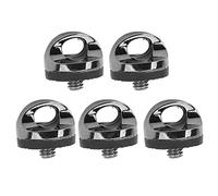 lvifloae 5pcs UNC 1/4 20 Thread Camera Neck Strap Screw Holder, Non Slip with Rubber Pads,For Quick Release Plate Neck Strap Mounting Fixing Screw 20mm Head Diameter