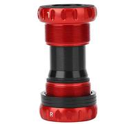 lvifloae Aluminum Mountain Bike BB Threaded Ceramic Bearing One piece, silky smooth, non jamming BB Threaded Ceramic Bearing Chassis Bicycle Accessories (Red)