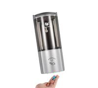 lvifloae Automatic Soap Dispenser Bathroom 500ml Wall Mounted Single Bottle with Ir Sensor Shampoo Box Touchless Soap Dispenser Bathroom Accessories for Household Hotel Public Plac (Capacity(500ml))