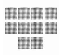 lvifloae Bonsai Pot Bottom Grid Mesh Mat Premium Plastic Anti Seepage Pad Stop Soil Leakage Keep Ventilation Prevents Root Rot Protects Plant Roots for Ceramic Flower Planter Small Holes (5 * 5cm)