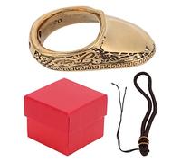 lvifloae Brass Archery Thumb Ring 20mm Metal Archery Thumb Guard Traditional Bow Universal Hunting Bow Anti Slip Wear Resistant String Protector Ancient Replica Accessories (20mm)