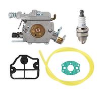 lvifloae Carburetor Ignition Coil Air Filter Fuel Line Spark Plug for 36 41 136 137 141 142 Chainsaw Compatible with Zama C1Q W29E Model Includes Line Fuel Filter Re