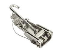 lvifloae chain tensioner 316 stainless steel age safety 8 1 4L Cam action creates up to 200 lbs of tension Suitable for weights up to 90 lbs for marine yachts chain reta