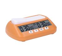 lvifloae Chess Timer Digital Chess Timer Portable Shogi Time Keeper Professional Shogi Time Keeper easy to read Suitable for Competitions Go Game Black (Black) (Yellow)