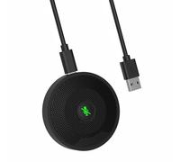 lvifloae Conference USB Microphone Desktop Computer Mic Mute Key with LED Indicator Noise Cancelling for Conference Online Class, Zoom, Recording,Laptop,Desktop, Plug & Play