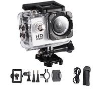lvifloae Cycling Action Camera 4K Sports DV with 131FT WiFi 20MP Portable Video Camera EIS Anti Shake Helmet Handlebar Mount Included for Motorcycle Biking Outdoor Adventures (White)