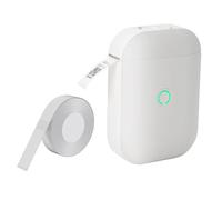 lvifloae D11 Label Printer Pocket Smartphone Gap Label Maker BT Wireless Thermal Printing 203DPI Support 15mm Width Adhesive Tag DIY Date Journal Study Sticker Compatible (White)