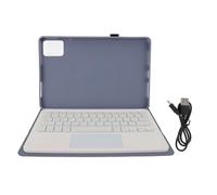 lvifloae Detachable Keyboard Pen Stand Keyboard Case With 7color Backlight For Tab M11 K11 Lte 11 2024 Pu Leather Case For Tab M11 K11 Lte 11 Inches Black (Purple)