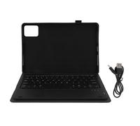 lvifloae Detachable Keyboard Pen Stand Keyboard Case With 7color Backlight For Tab M11 K11 Lte 11 2024 Pu Leather Case For Tab M11 K11 Lte 11 Inches Black (Black)