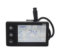 lvifloae Durable Electric Bike LCD Display Water proof Electric Scooter Intelligent LCD Meter Mountain Bike Conversion Parts Conversion Panel with Backlight Clear Readout 22.2mm