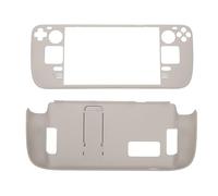 lvifloae Full Protective Case for Steam Deck, Shockproof Non-Slip Anti Collision Accessories for Steam Deck Prevent Scratches,Dust, Fingerprints(White)