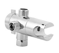 lvifloae G1/2 Shower arm All Metal Universal Three Way Diverter Valve for Hand Showers and Fixed Shower Heads, Replacement kit Adapter (Interface 2)