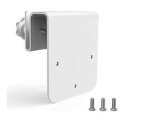 lvifloae Gutter Mount Bracket Compatible with Security SoloCam S340, S330, and E30, Weatherproof Adjustable Security Camera Mount for Outdoor Solar Cameras (White, 1-Pack)