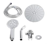 lvifloae High Pressure Rain Shower Sprayer Dual Handheld Bathroom Shower Head Holder 3 Way Multi Setting Combo Arm Wand with Tee Socket for Bathroom Relaxation 9.06 Inch