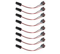 lvifloae Injectors Wiring Harness 8PCS Fuel Injector Connector Plug Wire Harness Injector Adapters Replacement for Delphi Injectors Lq4 Lq9 4 8 5 3 6 0 Engine