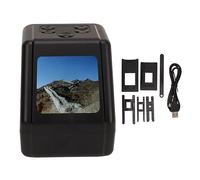 lvifloae Integrated Film Slide Scanner Black Border Negative Scanner Professional Digital Photo Converter Compact Design 2 Inch Screen High Resolution 22MP For Old Slides Negatives