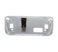 lvifloae Kickstand Protective Case for Steam Deck, Clear Transparent Hard PC Cover with Stand, Shock Absorption Non Slip for Gaming, Fits 11.9x4.7x1.6in Handheld Consol