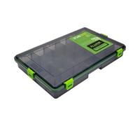 lvifloae Large Waterproofing Fishing Tackle Box Tackle Trays Plastic Plano Storage Box Bead Small Parts Organizer with Adjustable Compartments for Fishing Lures and Gear (XL)
