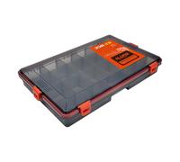 lvifloae Large Waterproofing Fishing Tackle Box Tackle Trays Plastic Plano Storage Box Bead Small Parts Organizer with Adjustable Compartments for Fishing Lures and Gear (XL)
