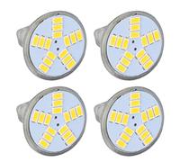 lvifloae LED Beads Spotlight Bulbs 4PCS Mr11 LED Bulb 5w 500lm Bulb Replacement with 15 Beads Double Pin Base for Ceiling Lights Track Lights Window Lights Landscape Lights Etc War (Warm White)
