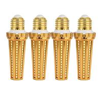lvifloae LED Corn Light Bulb Bright Lights Bulbs Indoor E27 17w 3200lm Bulb High Color Rendering Index for Indoor Warehouse Basement Workshopwarm 4PCS (White and Warm Two Colors)