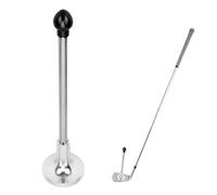 lvifloae Magnetic Club Alignment Rod, Stainless Steel Swing Training Aid, for Precise Aim and Swing Path Feedback (Black)