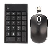 lvifloae MC 61CB Wireless Keyboard and Mouse Set 22 key numeric keypad and mouse combo for business office use Plug play USB receiver Ultra thin, silent design Suitable for laptops