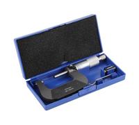 Lvifloae Micrometer Outside Diameter Chrome Vanadium Steel Spiral Locking Measuring Instrument 25 to 50 mm Layout Tools