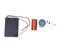 lvifloae Mini Coil, Battery Operated No Arc Wireless Lighting Electronic DIY Kit & Finished Model, Physics Experiment Module, AA Batteries Not Included (Spare Parts)
