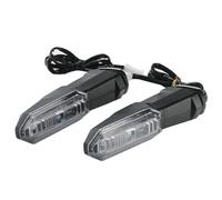 lvifloae Motorcycle LED Turn Signals 12V Motorcycle Lighting Compatible with 650 1000 X250 X300 Z1000r Crafted From Premium ABS Pc Materials Suitable for Diverse Riding Styles (Ahumada)