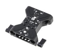 lvifloae Multipurpose Camera Base Plate with 15mm LWS Rod Rail Clamp for DSLR Rig Support System Fit for A6500 A6600 A6300 R5 R6 A7SIII / A7III Cameras & Cages