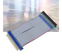 lvifloae PCI E Adapter Card Extension Cable 19cm PCI E 16x Flexible Flat Extension Flexible Cable for Adapter Card Connection Designed for 1u 2u Compact Server Chassis