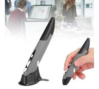 lvifloae Pen Type Mouse Wireless USB Computer Stylus Wireless Optical Pocket Pen Mini Air Mouse Ergonomic Vertical Design with 2.4G Optical Tracking System for PC Notebook Laptop (PR-03)