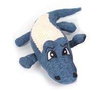 lvifloae Plush Squeaky Dog Plushes Toys Interactive Fun Cartoon Animal Shape Bite Grinding Stuffed Puppy Toy Green for Small Middle Dogs Indoor Play Relieves Anxiety Teething (Blue)