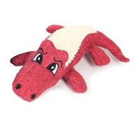 lvifloae Plush Squeaky Dog Plushes Toys Interactive Fun Cartoon Animal Shape Bite Grinding Stuffed Puppy Toy Green for Small Middle Dogs Indoor Play Relieves Anxiety Teething (Red)