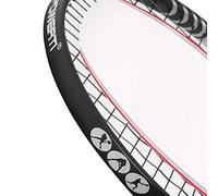 lvifloae Premium Racquet Guard Tape 0.9 In Wide 16.4 Ft Long Durable Polyurethane Tennis Racket Head Protection Tape For Tennis Players, Coaches Club Members Seeking Extended Racket Lifespa (Black)