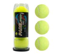 lvifloae Professional Padel tennis balls for competition and training Competition grade high elasticity tennis balls Durable PU material Yellow green color Pressure balanced design 3 ba