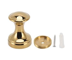 lvifloae Robe Hook Simple Beautiful Copper Single Wall Hooks Clothes Hook for Bathrooms Barber Stores Chrome Victorian Mushroom Rim Door Knobs Gold (Gold)