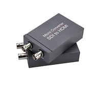 lvifloae SDI to HDMI Converter Mini 1080P HD Video Adapter with USB Power Dual Output 2 Routes Output Adapter for Camera Broadcast Live Streaming