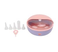 lvifloae Silicone Kitten Nipple Feeder Puppy Milk Feeder Biomimetic Pet Milk Bottle with 5 Pacifiers for Newborn Kittens Puppies Rabbits Lamb Safe Food Grade Silicone 180ml (Pink)