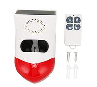 lvifloae Solar Powered Driveway Alarm Wireless Outdoor Motion Sensor Solar Outdoor Infrared Alarm Barrier Gate Detector with Remote Control for Home Warehouse Security